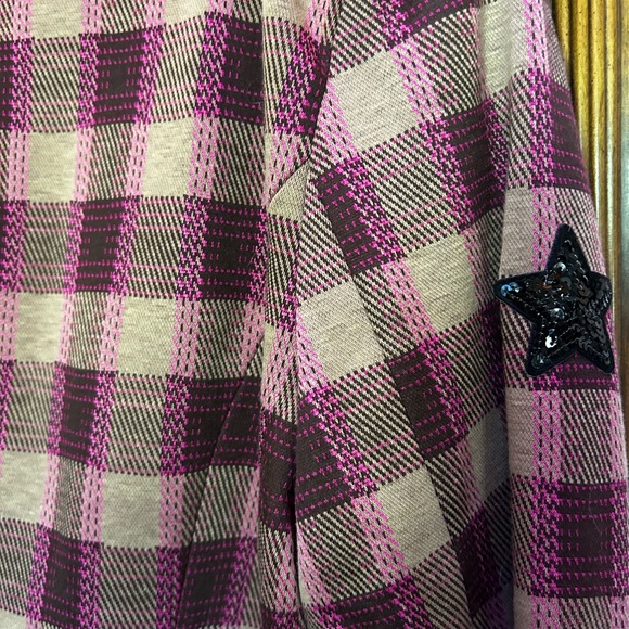 Avec Les Filles Plaid Pin Blazer - Picture 10 of 11